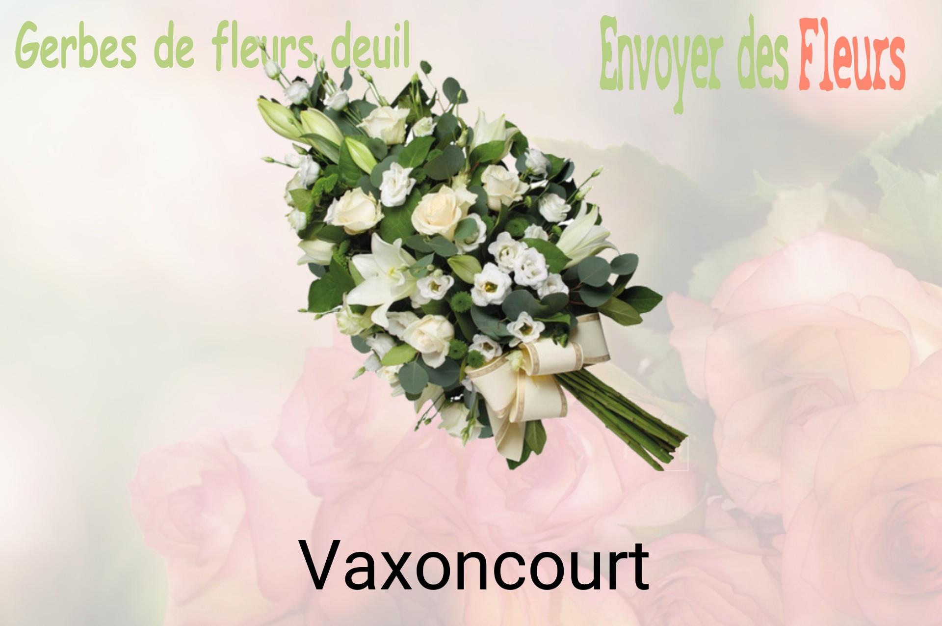 Gerbe de fleurs de deuil livrée à Vaxoncourt